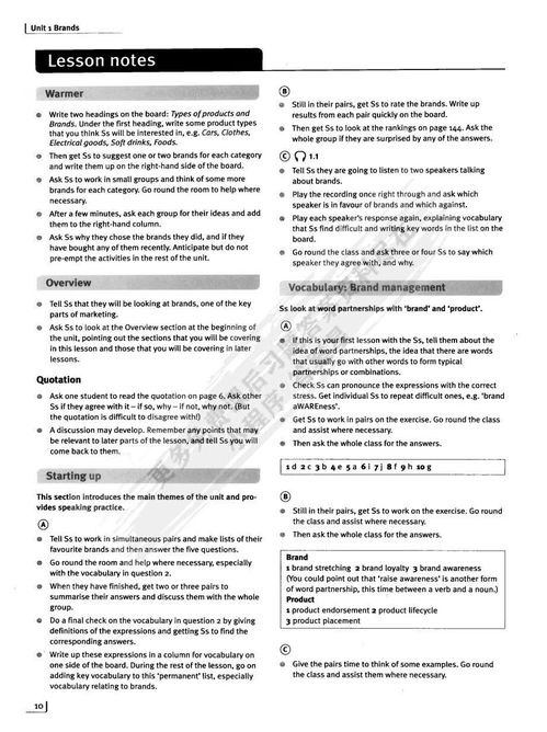 体验商务英语综合教程3第二版课后习题答案解析